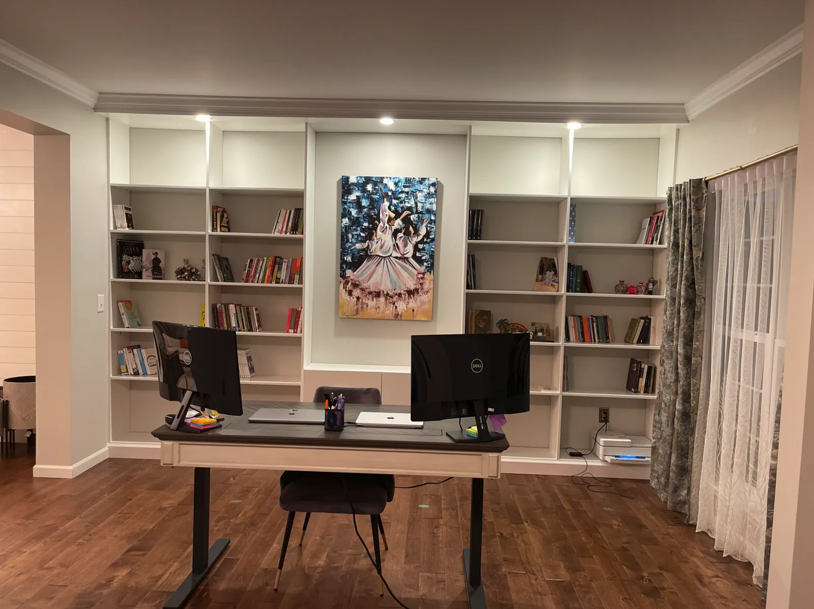 Custom Library Wall